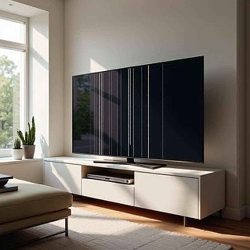 Jak naprawić pionowe czarne linie na telewizorach Samsung.
