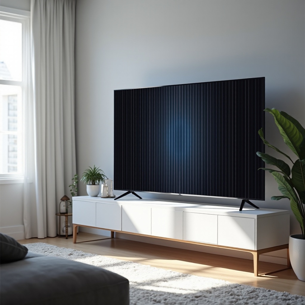 samsung tv black line vertical