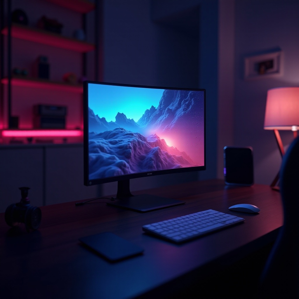 Ubah Pengalaman Monitor Anda dengan Lampu LED Reaktif.