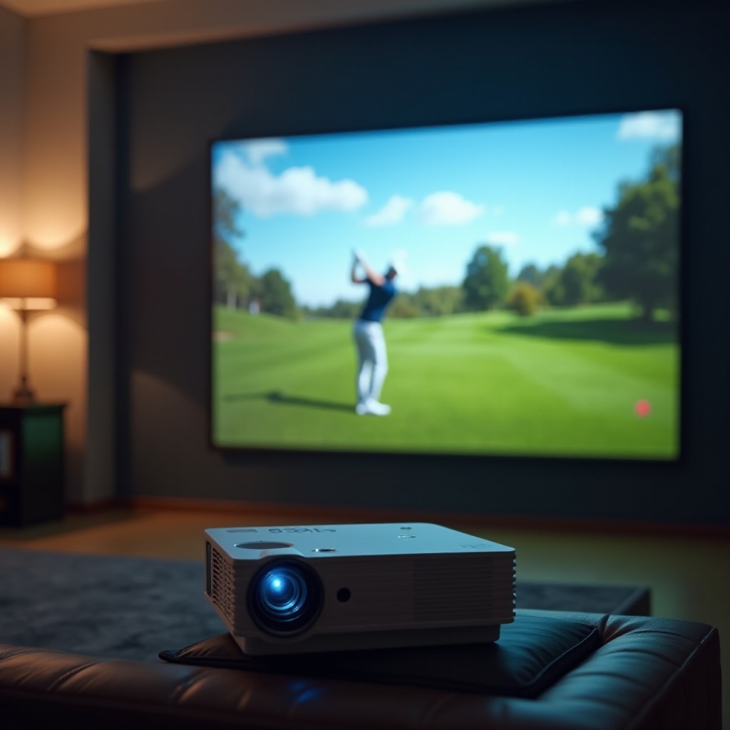 best budget projector for golf simulator