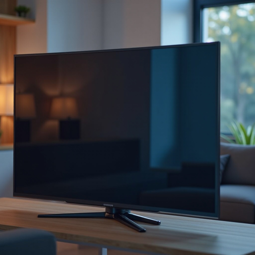 samsung-televisio musta pystysuora viiva