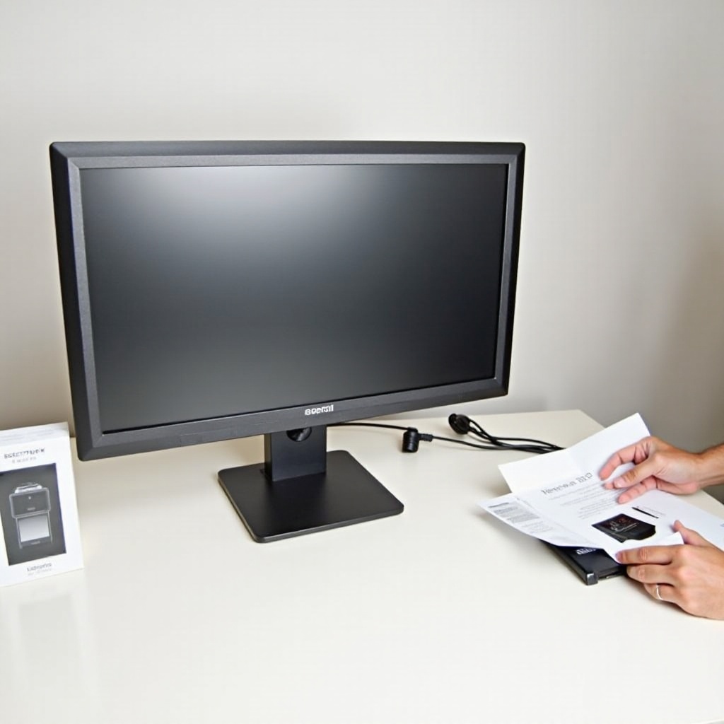 Bagaimana Cara Menyiapkan Monitor Seri 5 524SW
