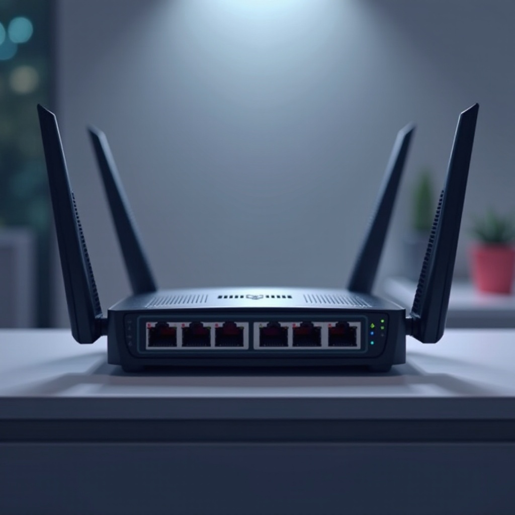 hoeveel ethernetpoorten heeft een router