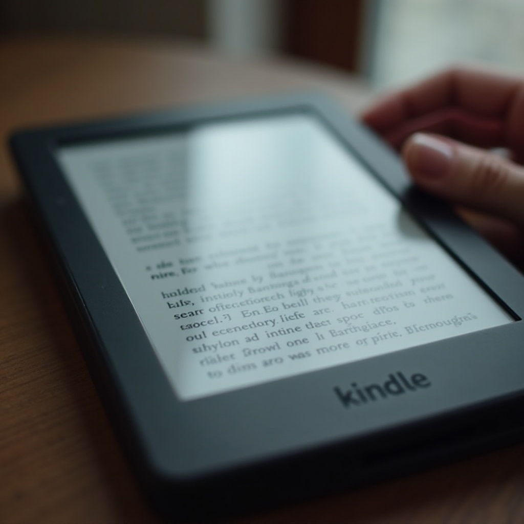 Amazon Kindleの画面焼け：原因と防止策