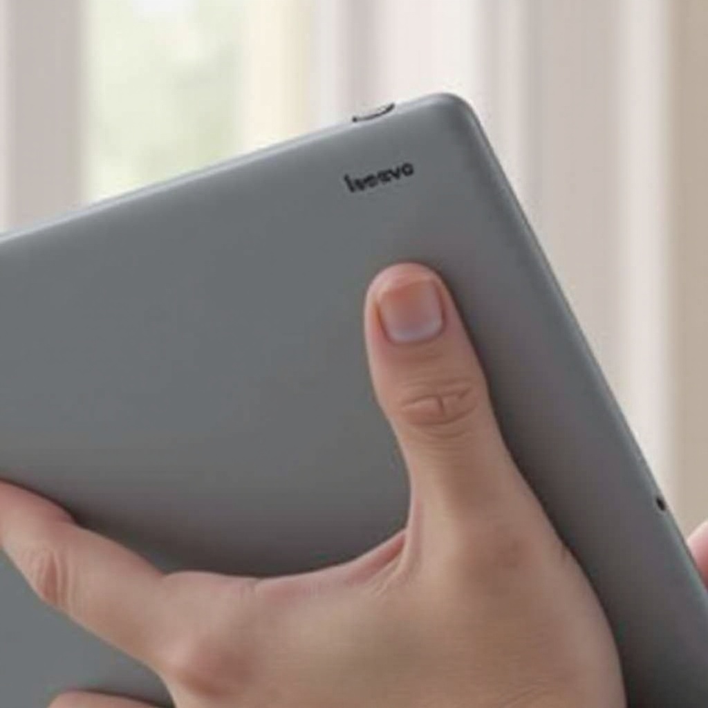 วิธีเปิดแท็บเล็ต Lenovo