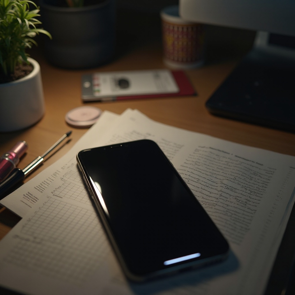 ekran iPhone X stał się czarny, ale nadal działa