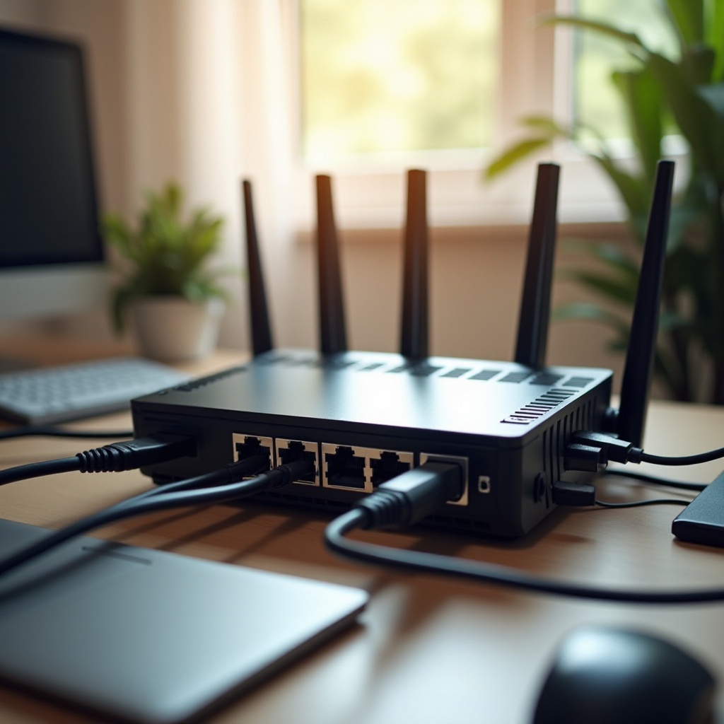 ルーターにはいくつのイーサネットポートがありますか