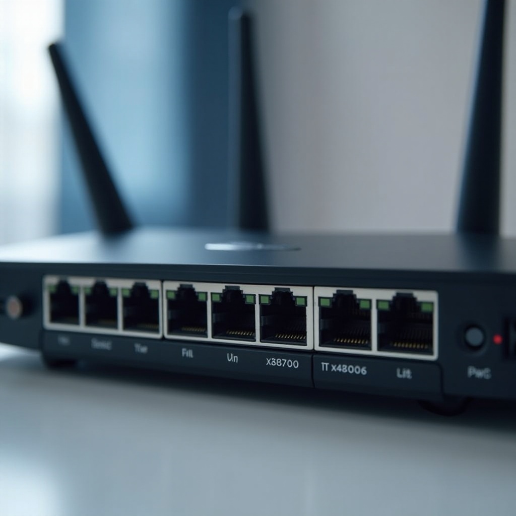 라우터에 이더넷 포트가 몇 개 있습니까