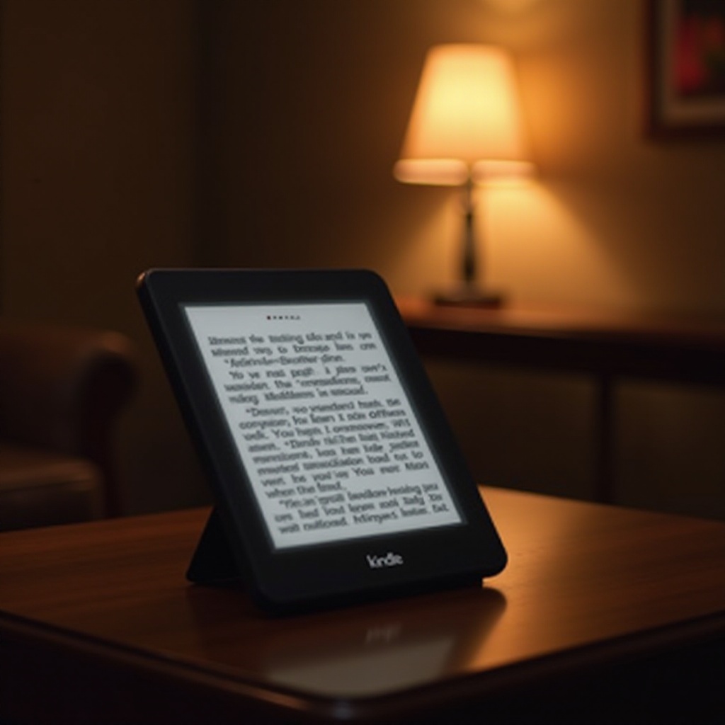 wypalenie ekranu w Amazon Kindle