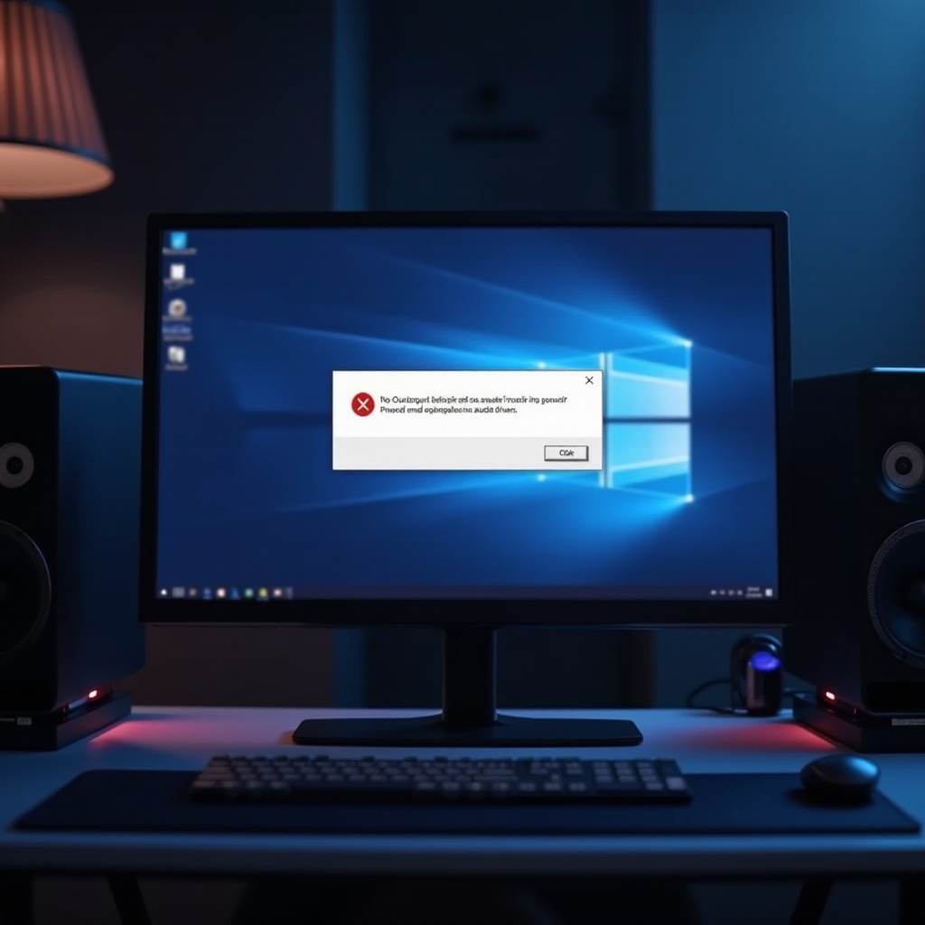 Windows 11에서 출력 장치를 찾을 수 없습니다