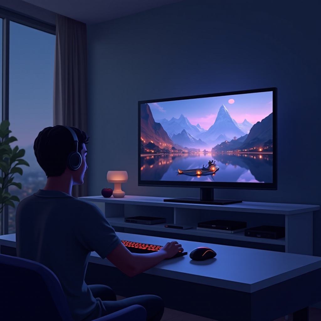 Television käyttäminen tietokonenäyttönä pelaamiseen: Parhaan kokemuksen avaaminen