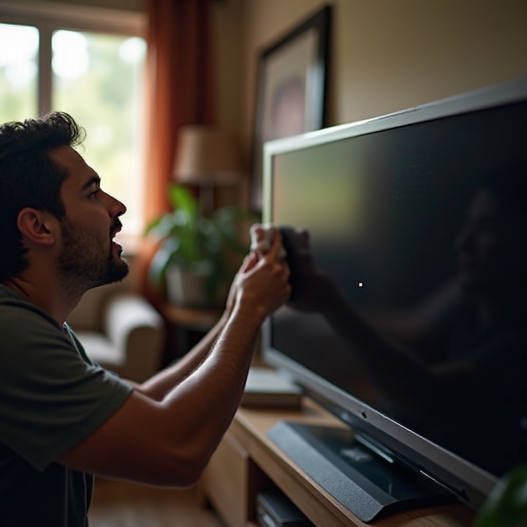 how to fix stuck pixels on tv