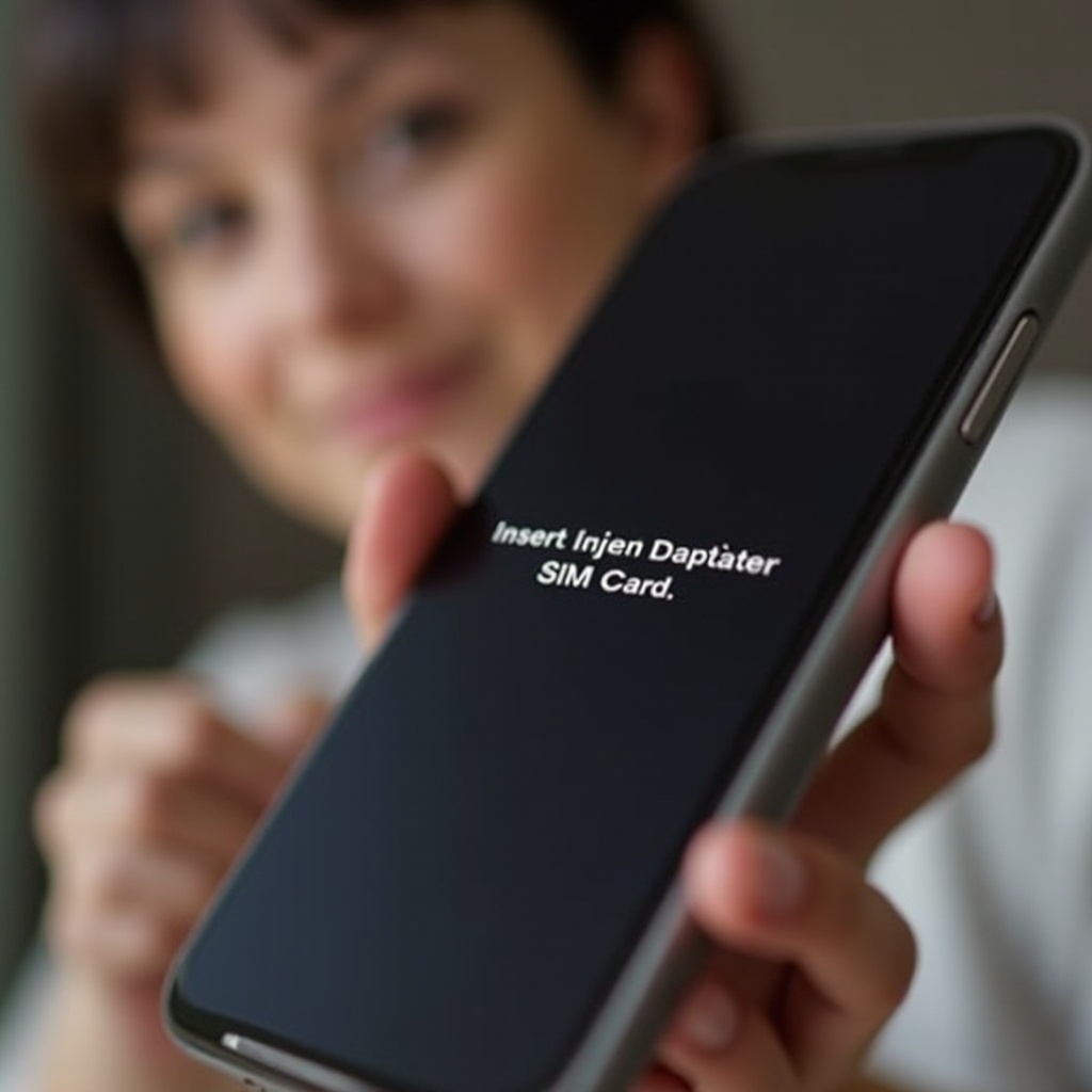 mój telefon mówi, aby włożyć kartę SIM