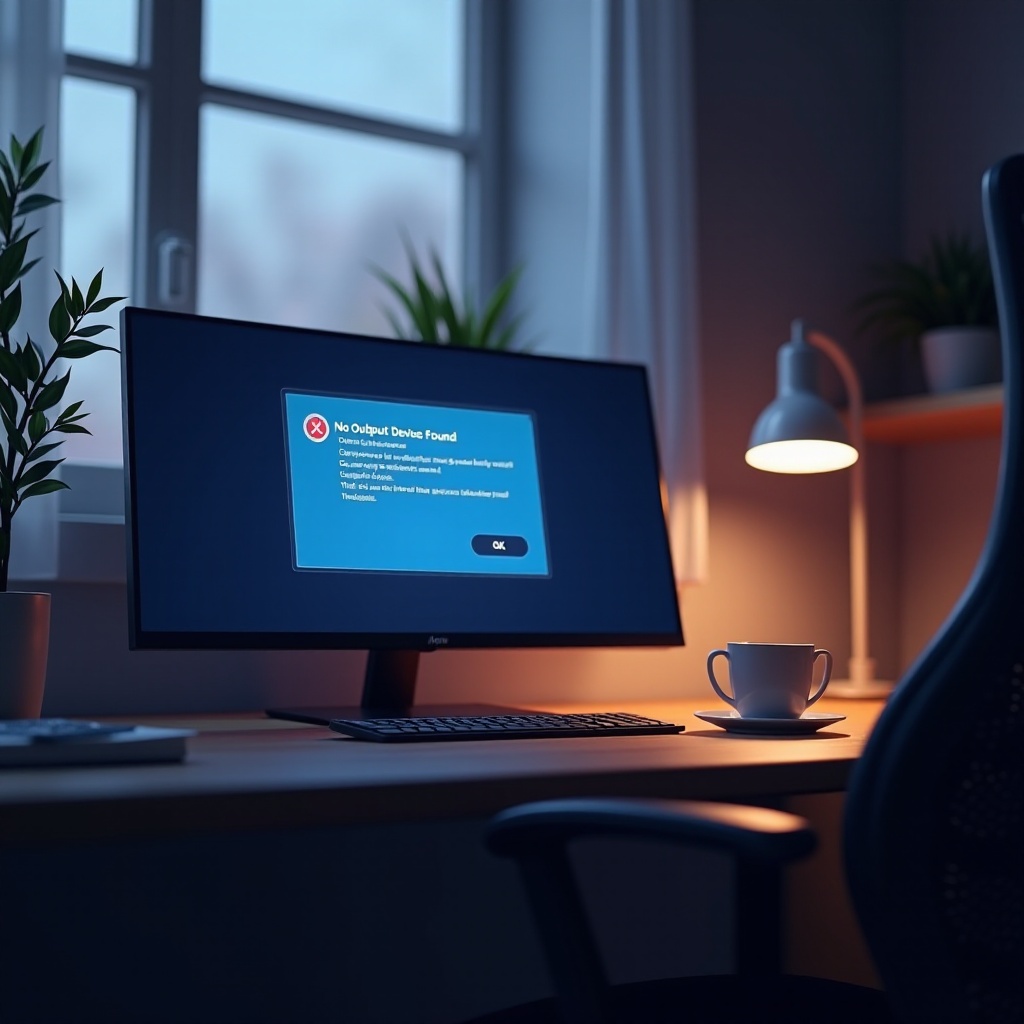 no output device found windows 11