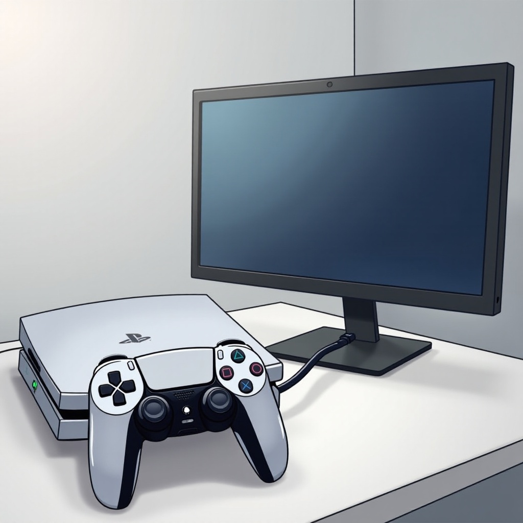 verbind PS5 met monitor en tv